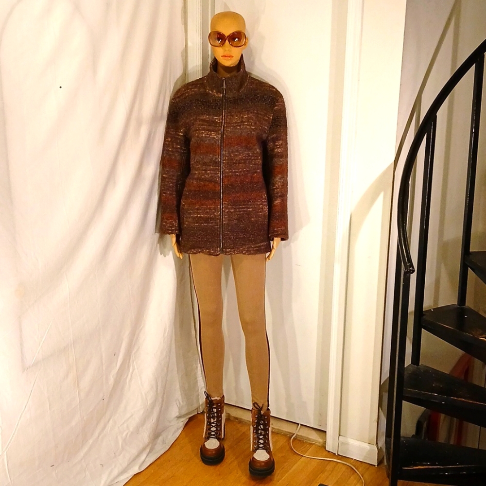 🔥NWOT Missoni (Italy) Multi Color Wool Blend Jacket
